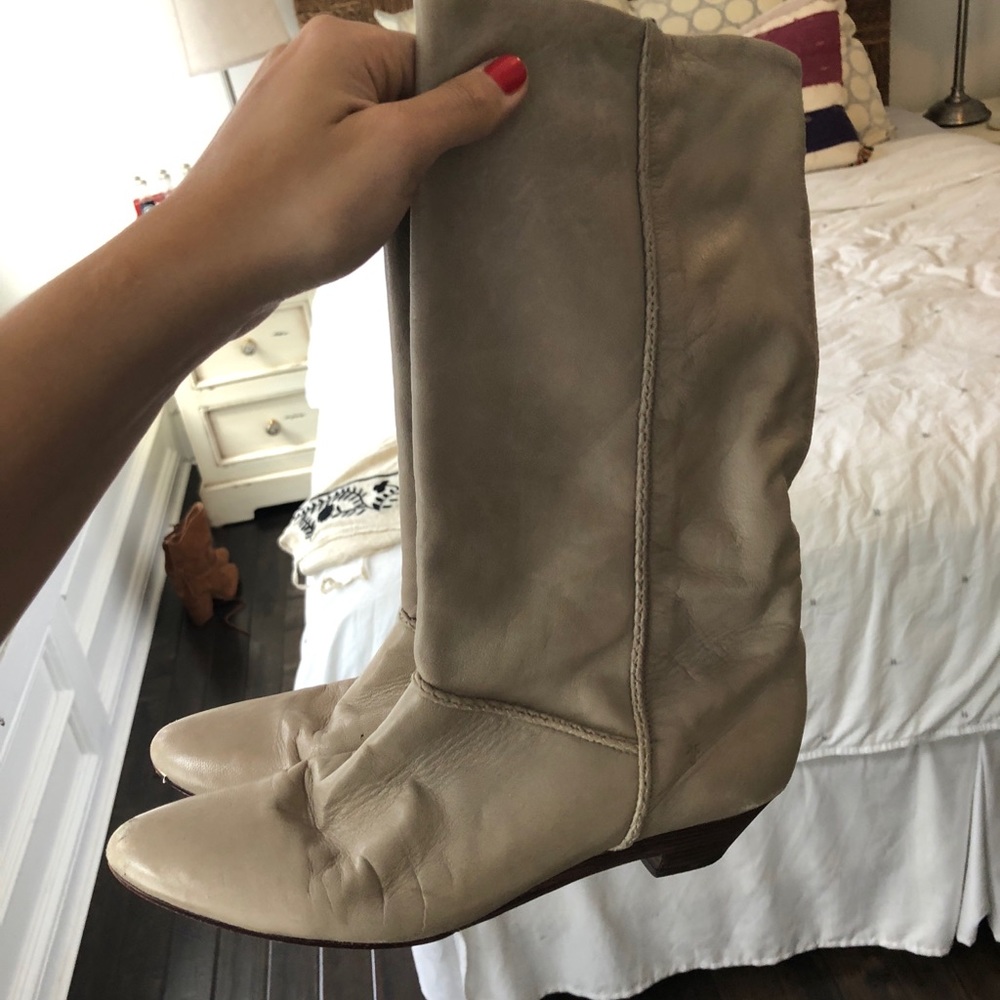 Frye Boots with Braided Side Detail